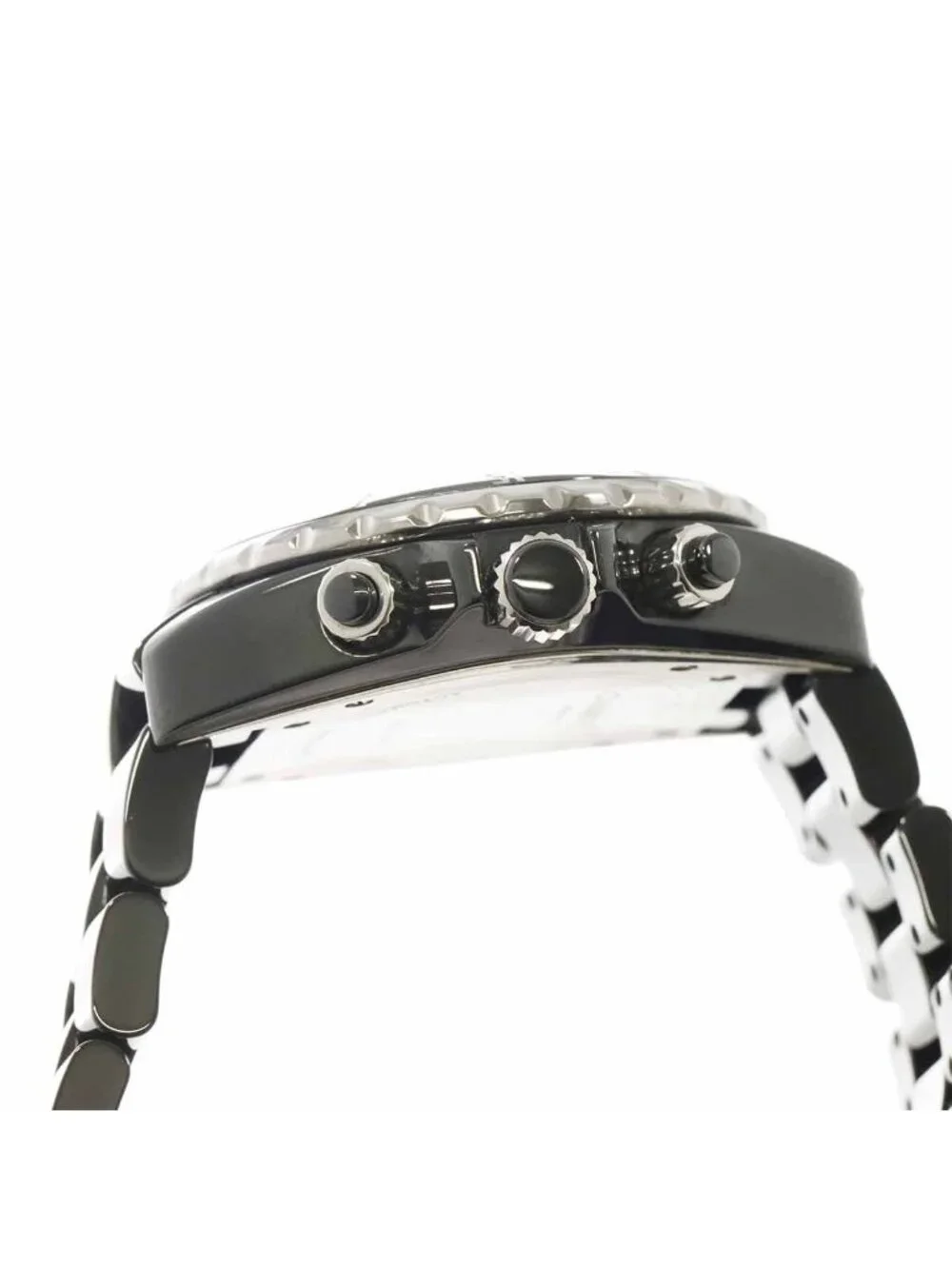 Chanel 41 Chronograph Watch Date Black Ceramic Automatic Winding